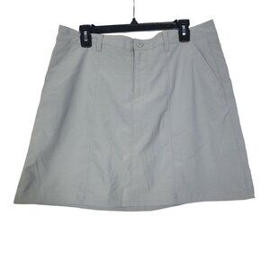 Patagonia Women's Intercontinental Hideaway Skort Outdoor Green/Grey Size 12
